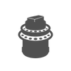 Rebuilt John Deere 200LC Final Drive W/ Motor